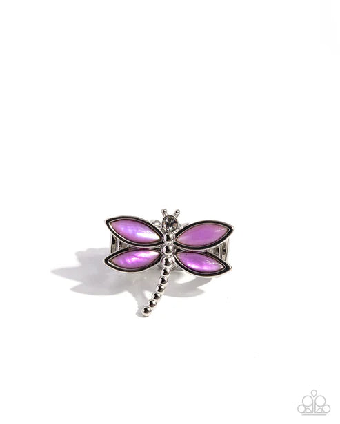 Paparazzi ♥ Dragonfly Dedication - Purple ♥ Ring