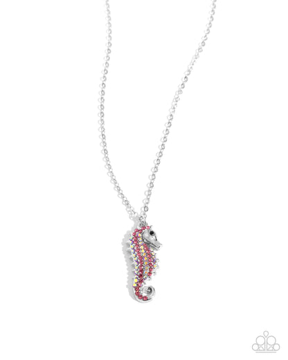 Paparazzi ♥ Seahorse Sailor - Pink ♥ Necklace