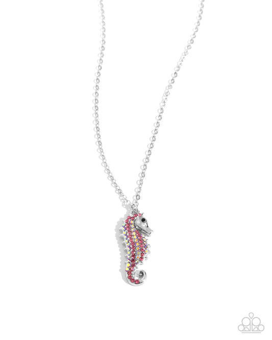 Paparazzi ♥ Seahorse Sailor - Pink ♥ Necklace
