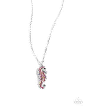 Paparazzi ♥ Seahorse Sailor - Pink ♥ Necklace