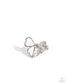 Paparazzi ♥ BOW-stopper - White ♥ Ring