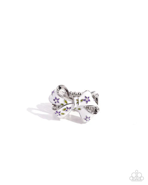 Paparazzi ♥ BOW Caution to the Wind - Purple ♥ Ring