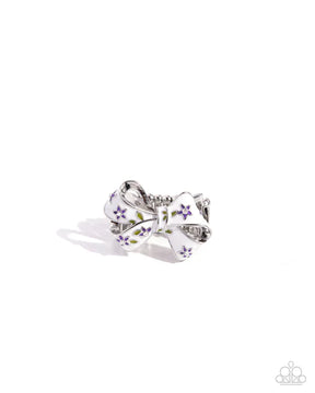 Paparazzi ♥ BOW Caution to the Wind - Purple ♥ Ring