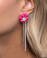 Paparazzi ♥ Floral Fuel - Pink ♥ Post Earrings