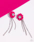 Paparazzi ♥ Floral Fuel - Pink ♥ Post Earrings