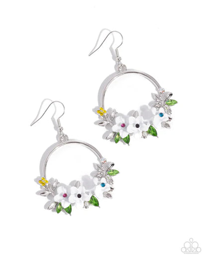 Paparazzi ♥ Fairy Freestyle - White ♥ Earrings