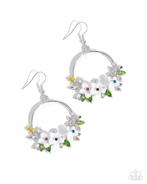 Paparazzi ♥ Fairy Freestyle - White ♥ Earrings