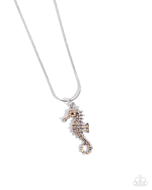 Paparazzi ♥ Seahorse Shanty - Orange ♥ Necklace
