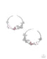 Paparazzi ♥ Aerial Allegiance - Pink ♥ Earrings