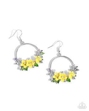 Paparazzi ♥ Fairy Freestyle - Yellow ♥ Earrings