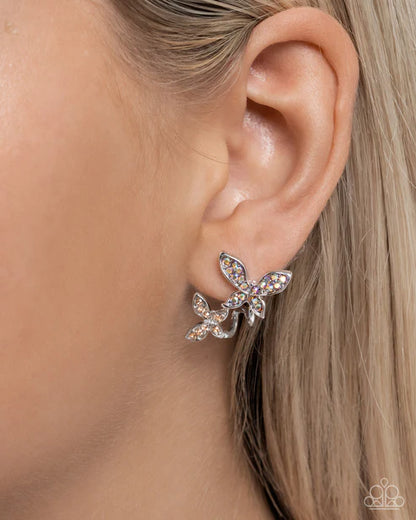 Paparazzi ♥ Adorably Aerial - Orange ♥ Earrings