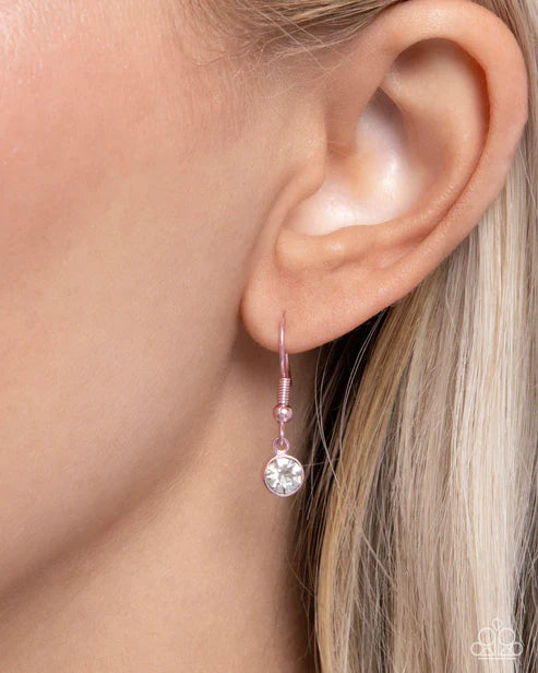 Paparazzi ♥ Bewitching Bow - Pink ♥ Necklace