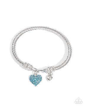 Paparazzi ♥ Heart Hour - Blue ♥ Bracelet