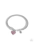Paparazzi ♥ Heart Hour - Pink ♥ Bracelet