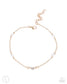 Paparazzi ♥ Ladylike Loop - Gold ♥ Anklet