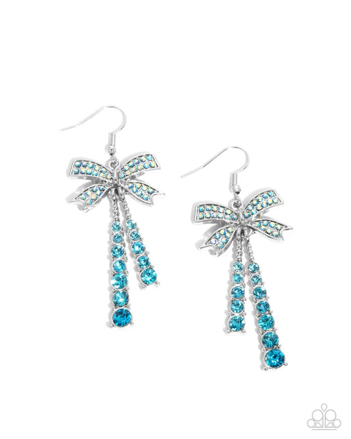Paparazzi ♥ Date Night Decadence - Blue ♥ Earrings