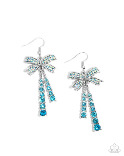 Paparazzi ♥ Date Night Decadence - Blue ♥ Earrings