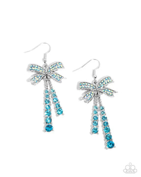 Paparazzi ♥ Date Night Decadence - Blue ♥ Earrings