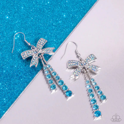 Paparazzi ♥ Date Night Decadence - Blue ♥ Earrings