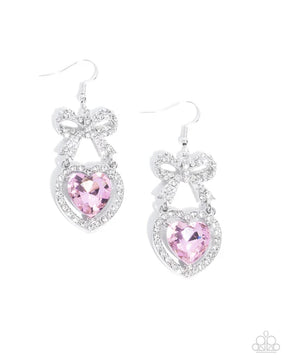 Paparazzi ♥ Adorable Allure - Pink ♥ Earrings