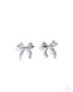Paparazzi ♥ Princess Treatment - Silver ♥ Post Earrings