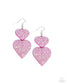 Paparazzi ♥ Never Enough Sparkle - Pink ♥ Earrings