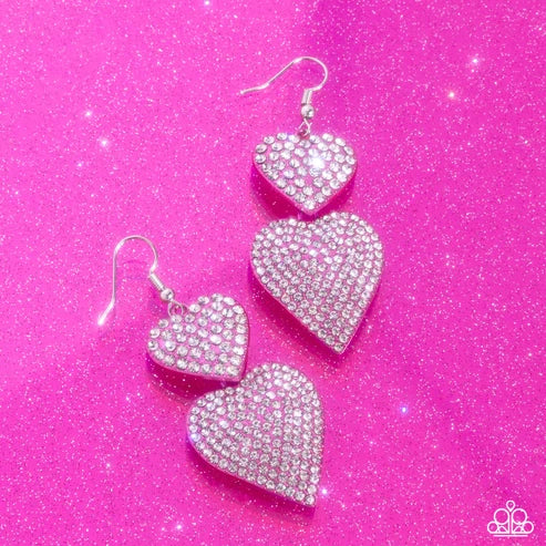 Paparazzi ♥ Never Enough Sparkle - Pink ♥ Earrings