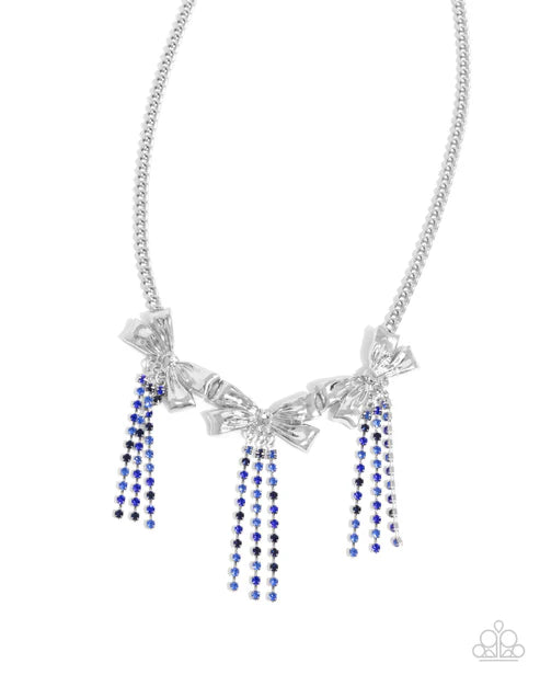 Paparazzi ♥ Victorian Influence - Blue ♥ Necklace