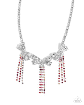 Paparazzi ♥ Victorian Influence - Red ♥ Necklace