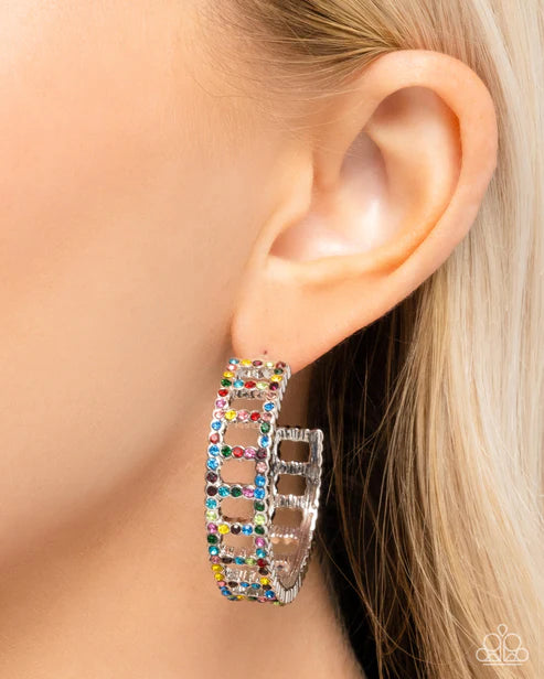 Paparazzi ♥ Bridging Brilliance - Multi ♥ Earrings