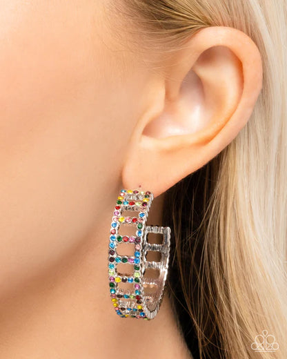Paparazzi ♥ Bridging Brilliance - Multi ♥ Earrings
