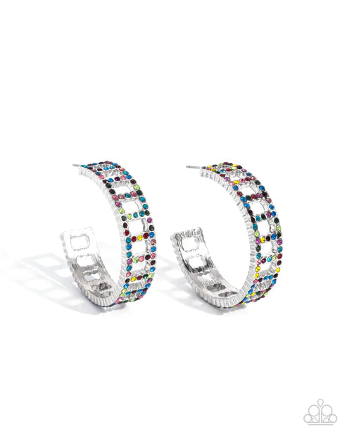 Paparazzi ♥ Bridging Brilliance - Multi ♥ Earrings