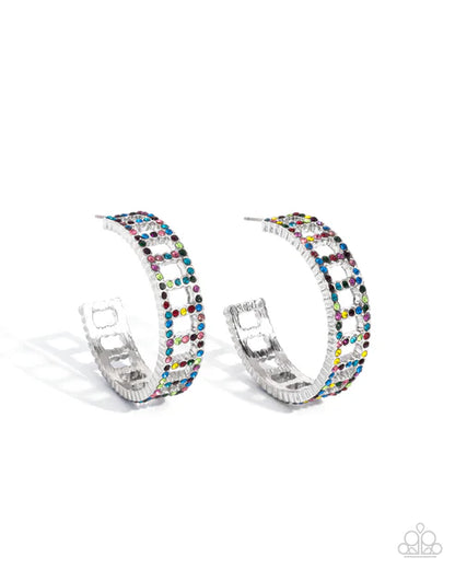 Paparazzi ♥ Bridging Brilliance - Multi ♥ Earrings