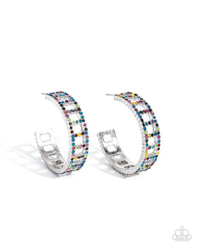 Paparazzi ♥ Bridging Brilliance - Multi ♥ Earrings