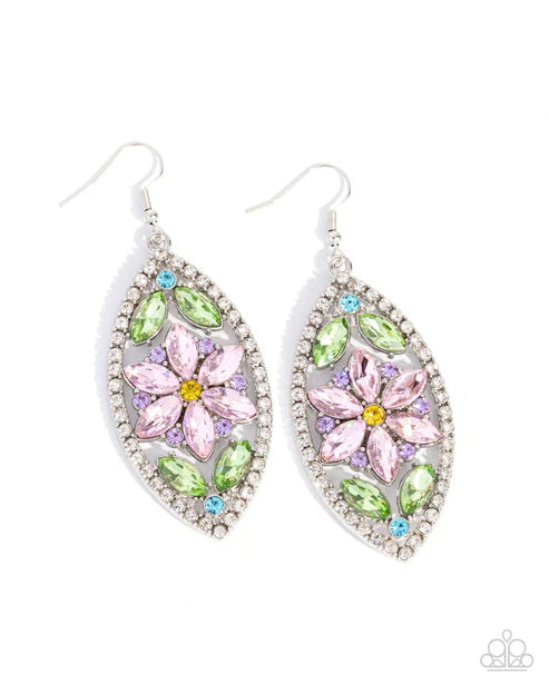 Paparazzi ♥ Gallant Garden - Multi ♥ Earrings