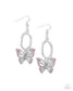 Paparazzi ♥ Aerial Avenue - Pink ♥ Earrings