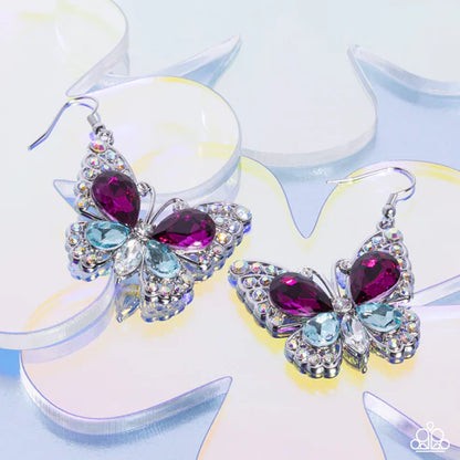 Paparazzi ♥ Teardrop Takeoff - Multi ♥ Earrings