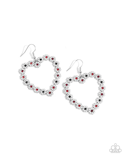 Paparazzi ♥ Beautiful Take - White ♥ Earrings