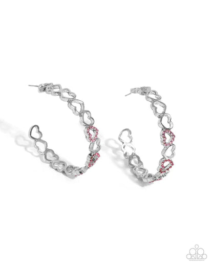 Paparazzi ♥ Happier Than Ever - Pink ♥ Earrings