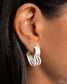 Paparazzi ♥ Memorable Love - White ♥ Earrings