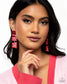 Paparazzi ♥ Its Friday! - Red ♥ Post Earrings