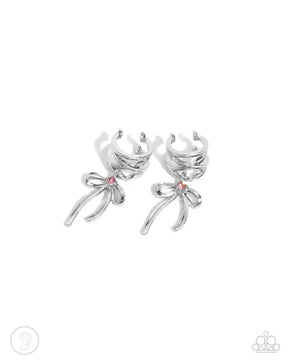 Paparazzi ♥ Ballet Lacing - Pink ♥ Post Earrings