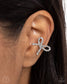 Paparazzi ♥ Convincing Charm - White ♥ Post Earrings