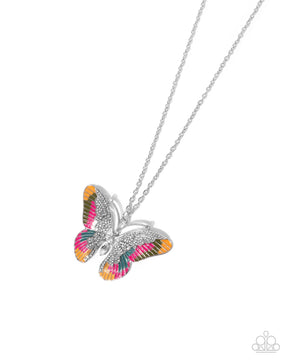 Paparazzi ♥ Papillon Pizzazz - Multi ♥ Necklace