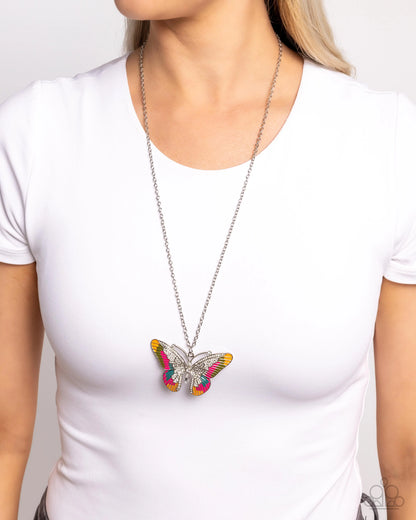 Paparazzi ♥ Papillon Pizzazz - Multi ♥ Necklace