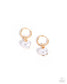 Paparazzi ♥ Carriage Chic - Gold ♥ Earrings