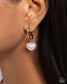 Paparazzi ♥ Carriage Chic - Gold ♥ Earrings