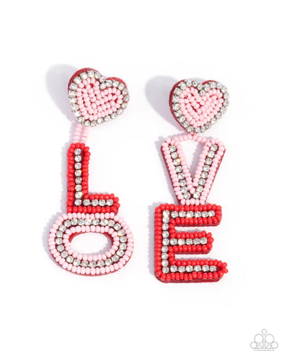 Paparazzi ♥ Visible Valentines - Earrings ♥ Post Earrings