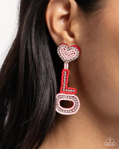 Paparazzi ♥ Visible Valentines - Earrings ♥ Post Earrings