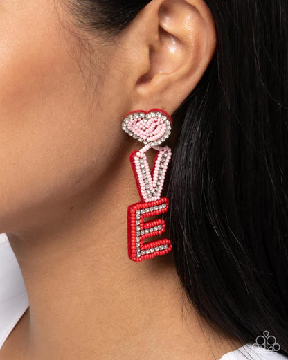 Paparazzi ♥ Visible Valentines - Earrings ♥ Post Earrings